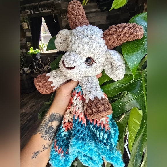 Other - Goat Crochet Blanket Lovey